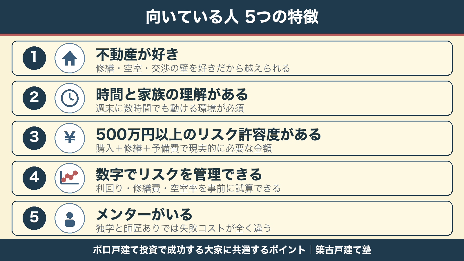 向いている人5つの特徴