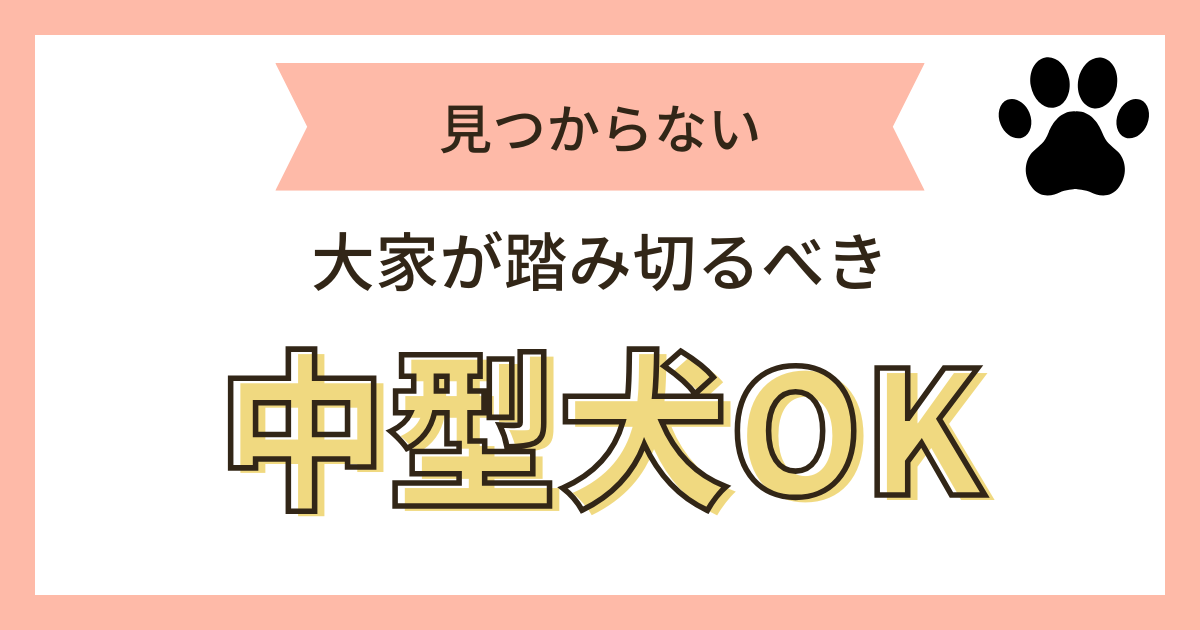 中型犬OK｜大家が踏み切るべき｜rent-nyukyo-hokenテンプレベースCanva作成